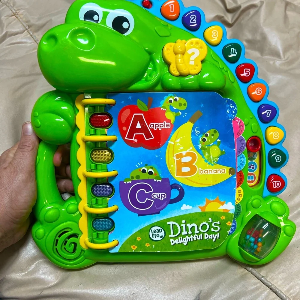 Leapfrog Dino”s Delightful Day Alphabet Book